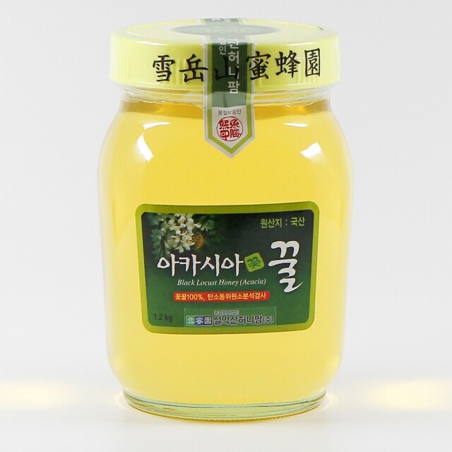 농업회사법인 설악산허니팜(주),설악산허니팜 아카시아꿀 1.2kg