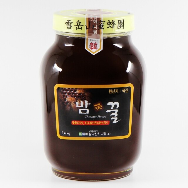 농업회사법인 설악산허니팜(주),설악산허니팜 밤꿀 2.4kg
