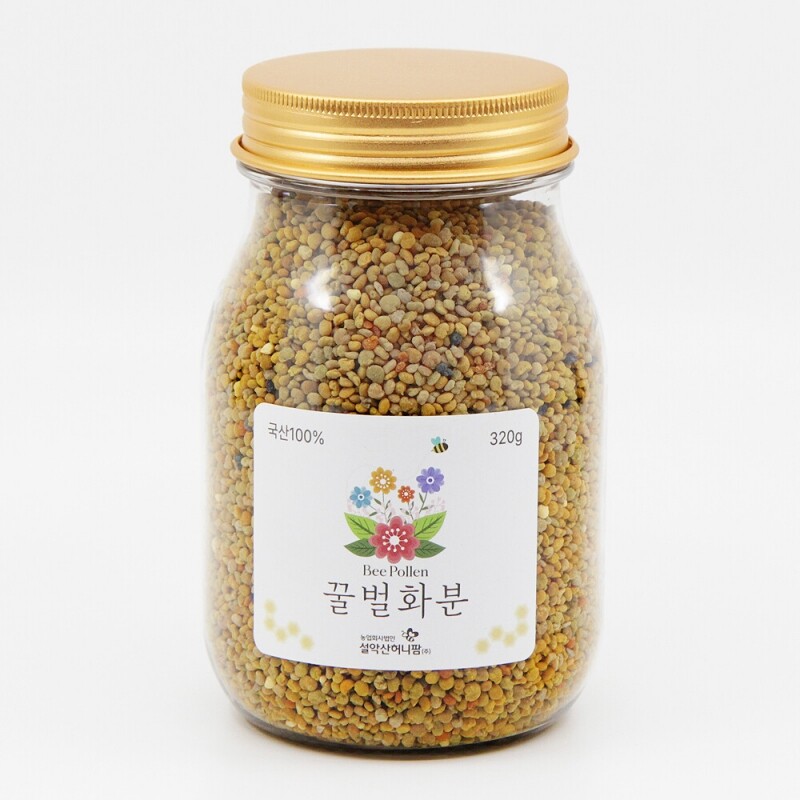 농업회사법인 설악산허니팜(주),설악산허니팜 국산 꿀벌화분 (도토리건조화분320g)