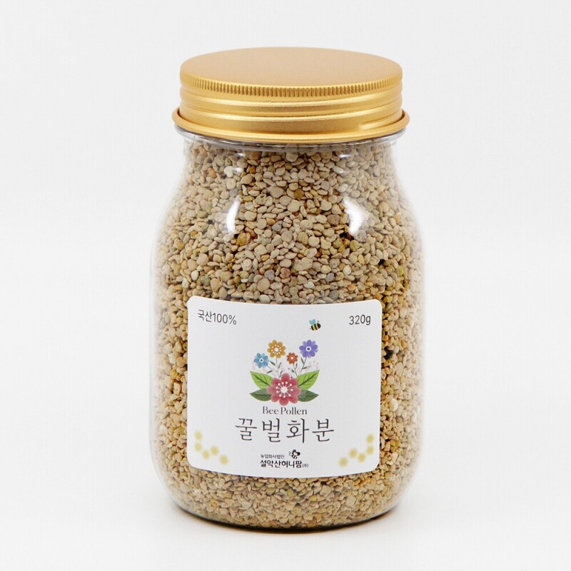 농업회사법인 설악산허니팜(주),설악산허니팜 국산 꿀벌화분 (다래건조화분320g)