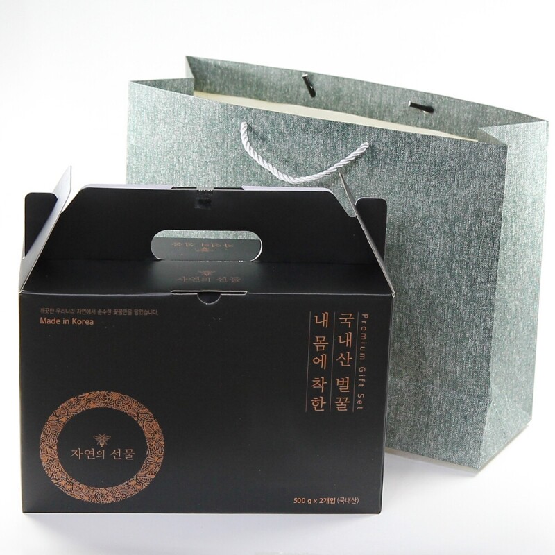 농업회사법인 설악산허니팜(주),설악산허니팜 머그벌꿀2종세트 (아카시아꿀 500g + 야생화꿀 500g)