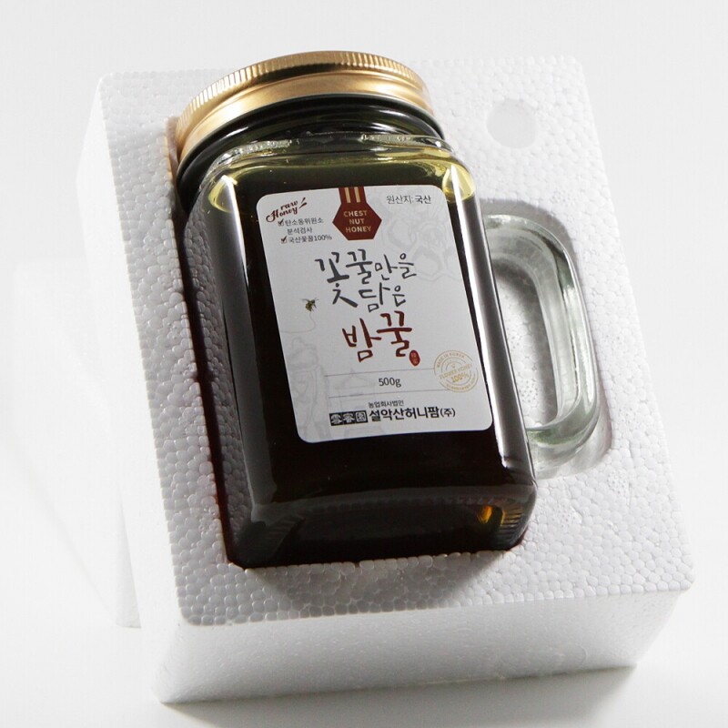 농업회사법인 설악산허니팜(주),설악산허니팜 머그밤꿀 500g