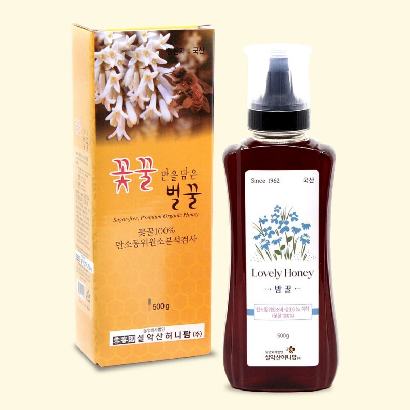 설악산허니팜 튜브밤꿀500g