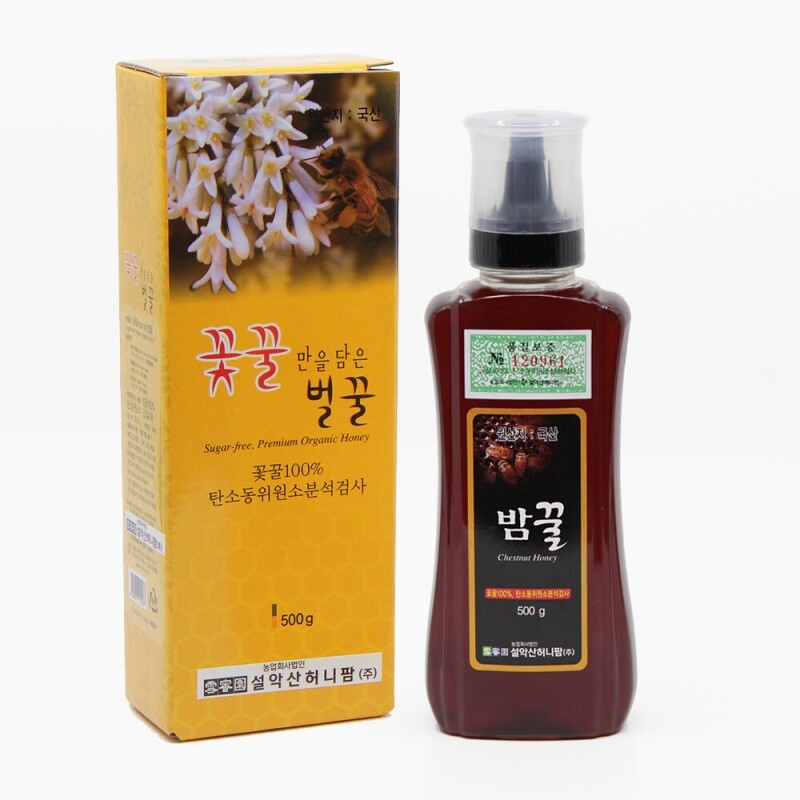 농업회사법인 설악산허니팜(주),설악산허니팜 튜브밤꿀500g